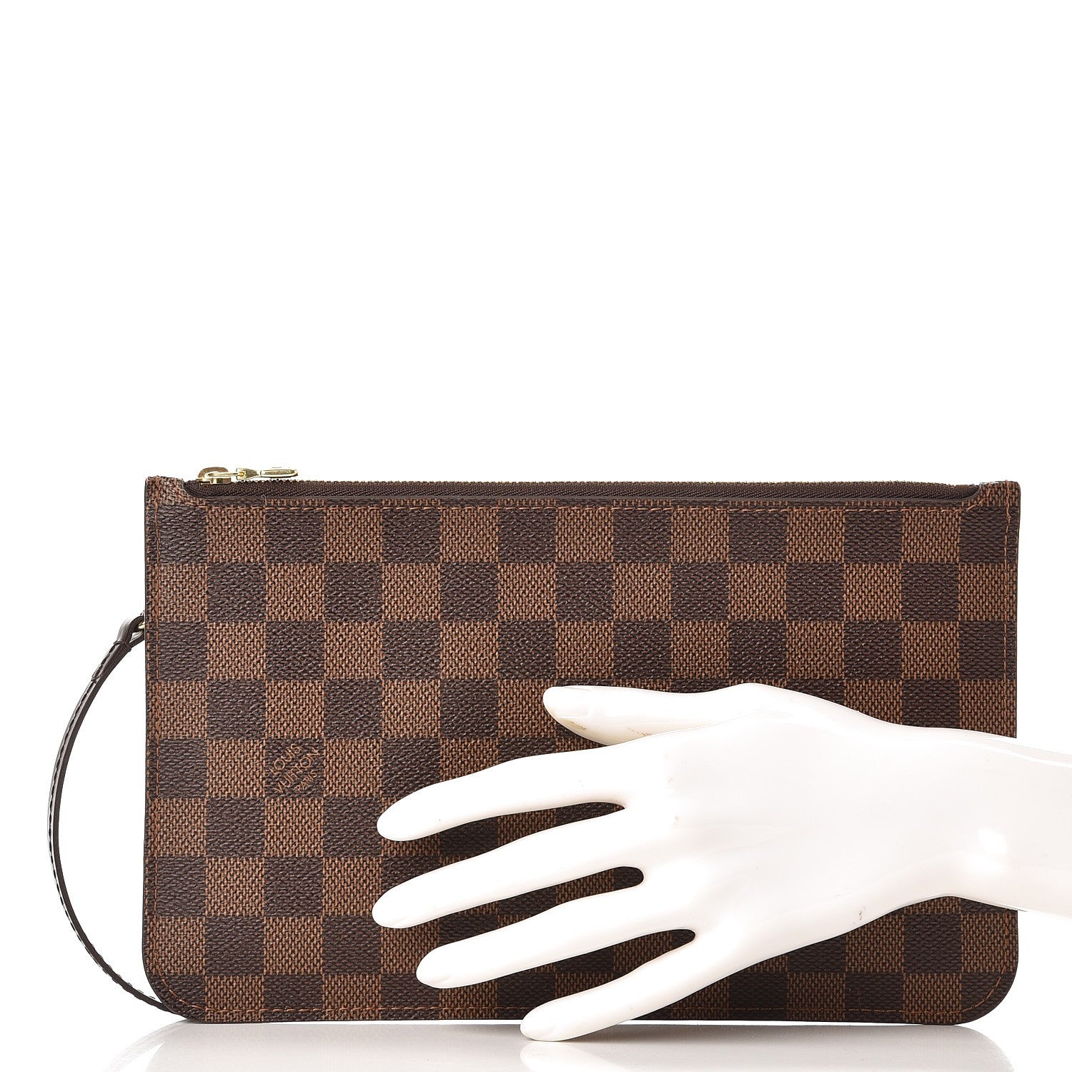 Louis Vuitton Damier Ebene Neverfull MM GM Pochette 2 of 8