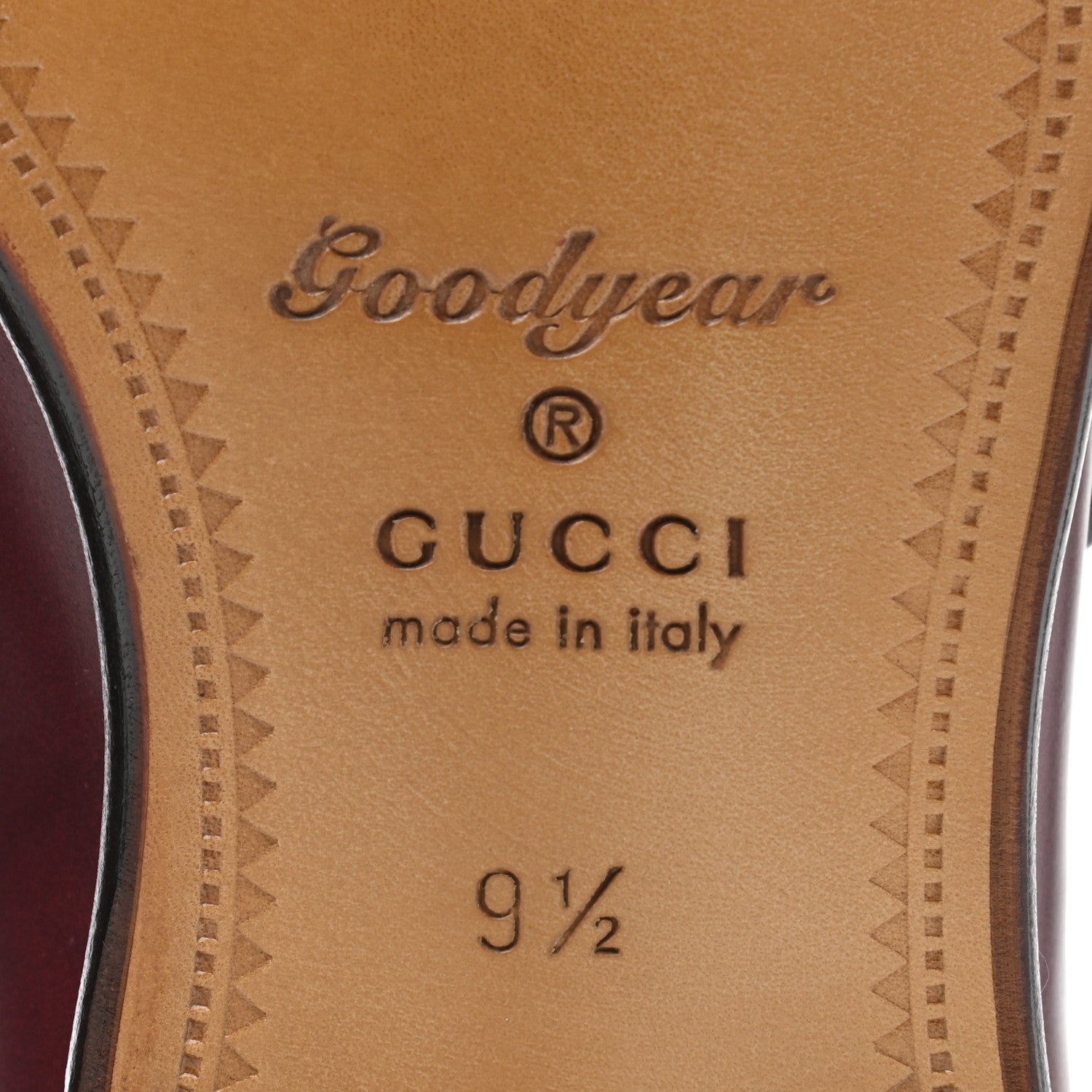 Gucci Calfskin Mens Double Monk Strap Loafers 9.5 Bordeaux 6 of 11