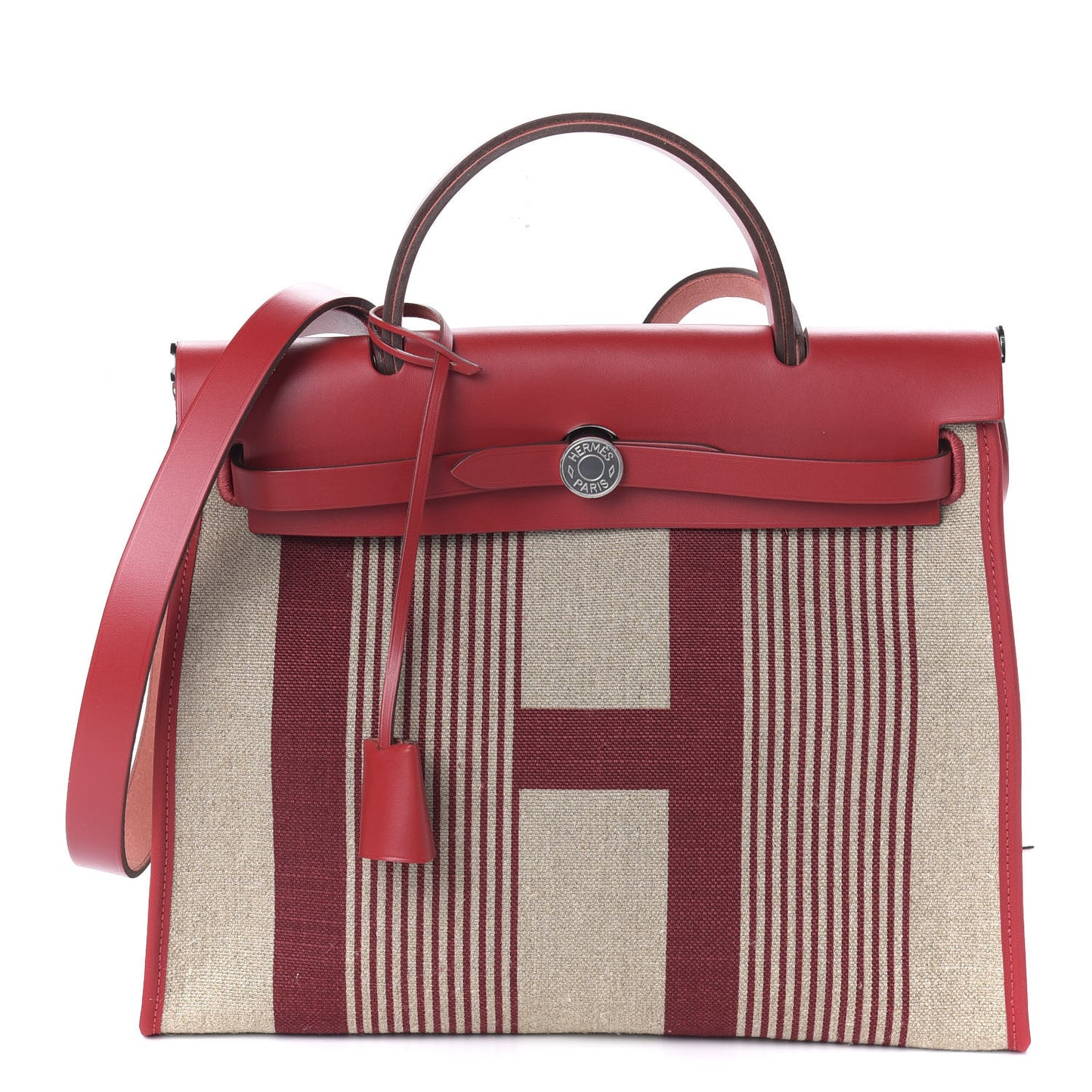 Vache Hunter Toile H Vibration Herbag Zip 31 PM Bordeaux Ficelle Rouge Piment