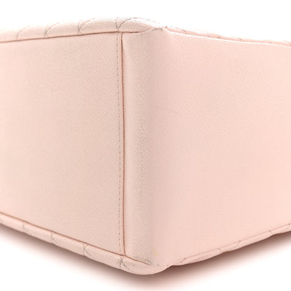 Chanel Caviar Quilted Grand Shopping Tote GST Light Pink 10 of 13