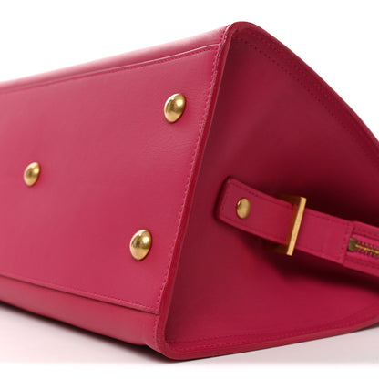 Saint Laurent Calfskin Small Classic Y Cabas Fuchsia 8 of 8