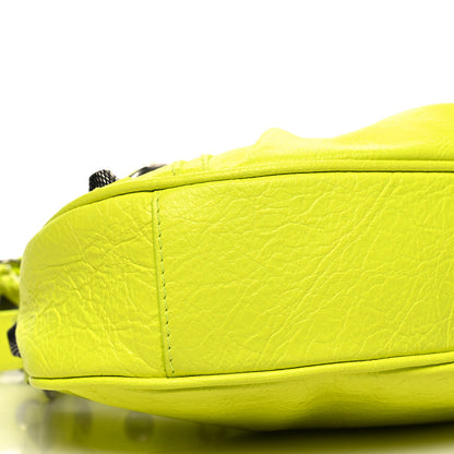 Balenciaga Agneau Arena Le Cagole Shoulder Bag XS Fluo Yellow 11 of 13