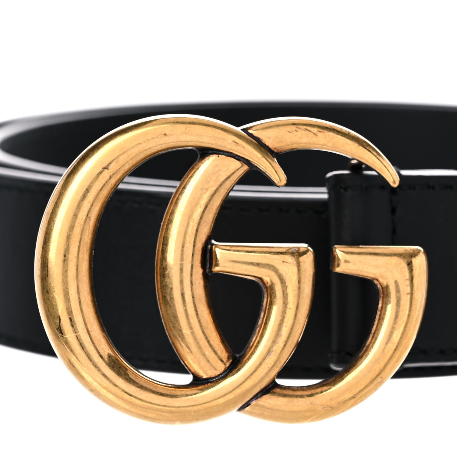 Gucci Calfskin Double G 30mm Belt 85 34 Black 5 of 5