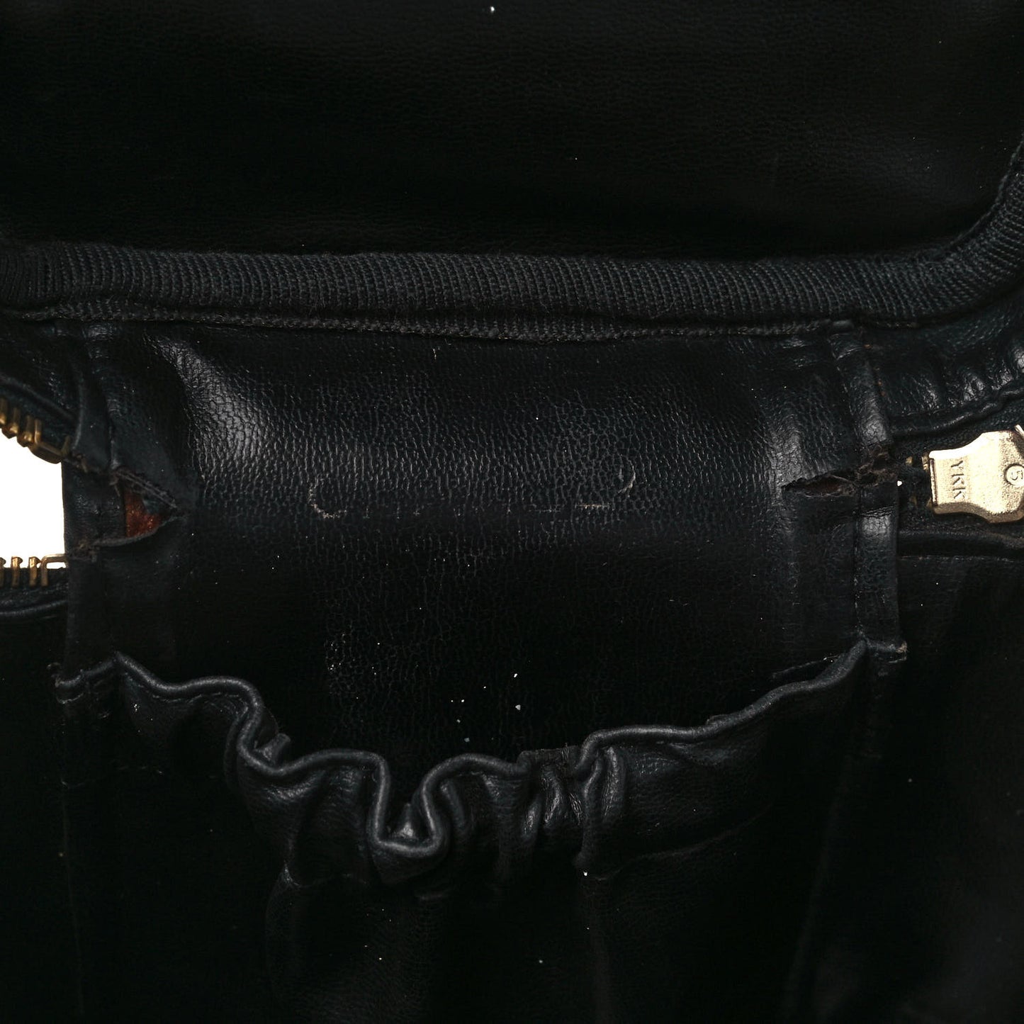 Calfskin Cosmetic Vanity Bag Black