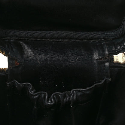 Chanel Calfskin Cosmetic Vanity Bag Black 6 of 19