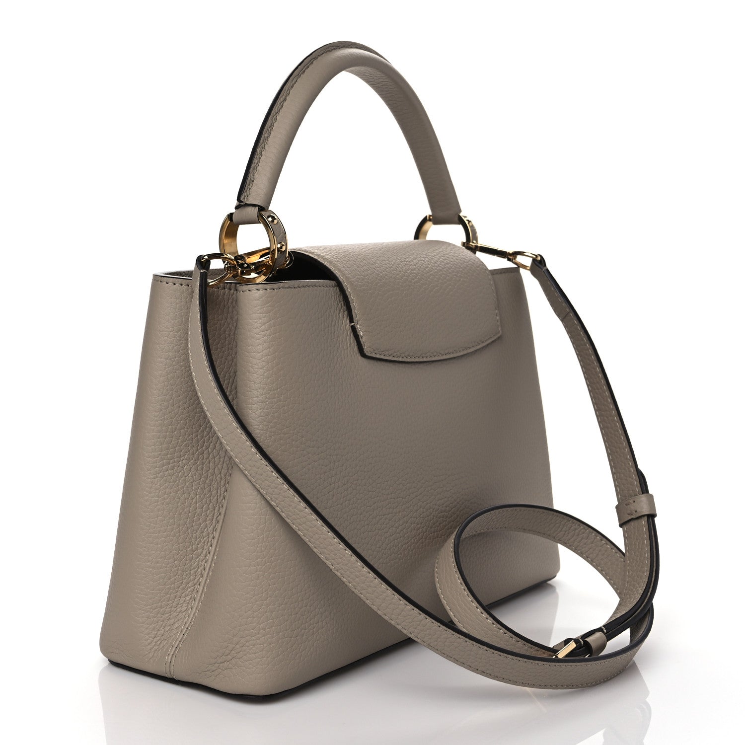 Louis Vuitton Taurillon Capucines PM Galet 3 of 9