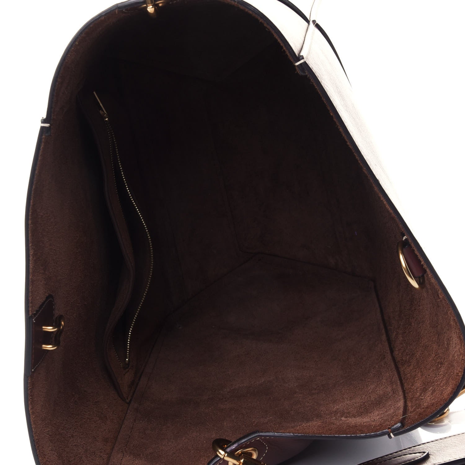 Celine Natural Calfskin Seau Sangle Bucket Bag Chestnut 4 of 4
