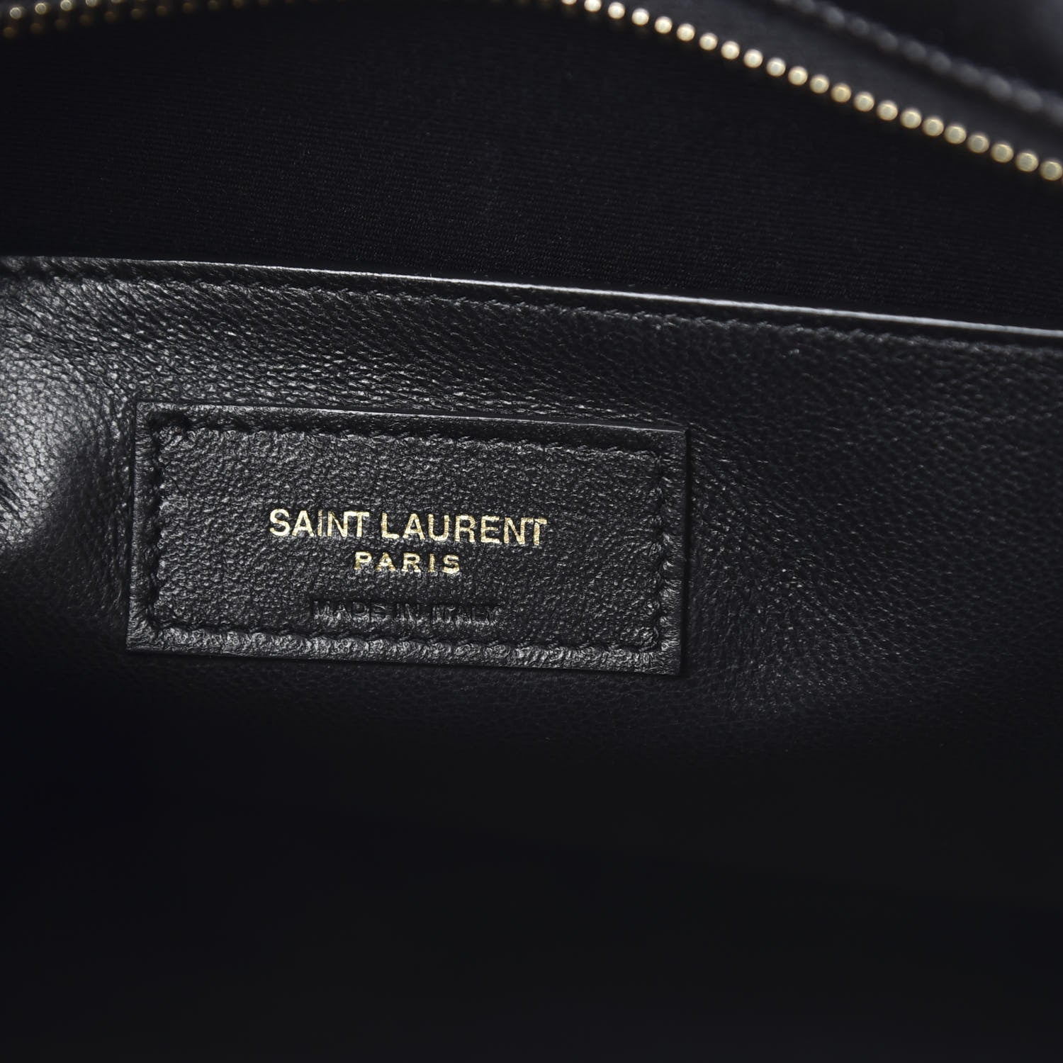 Saint Laurent Shiny Calfskin Medium Uptown Tote Black 6 of 12