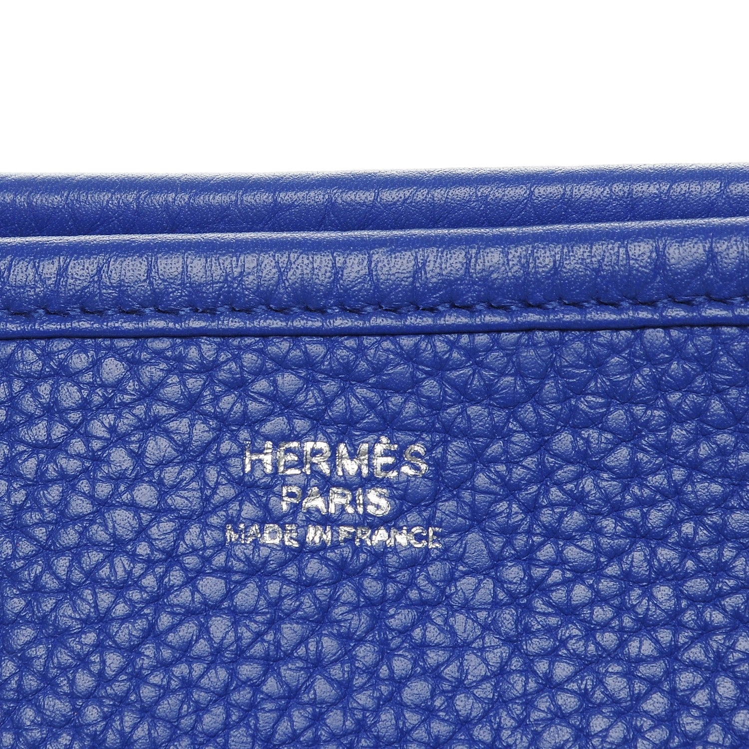 Hermes Taurillon Clemence Evelyne III PM Bleu Electrique 6 of 8