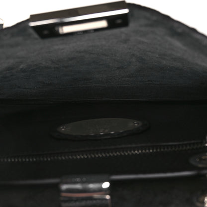 Fendi Cuoio Romano Selleria Macro Stitchings Small Peekaboo Carbon Asfalto 5 of 9