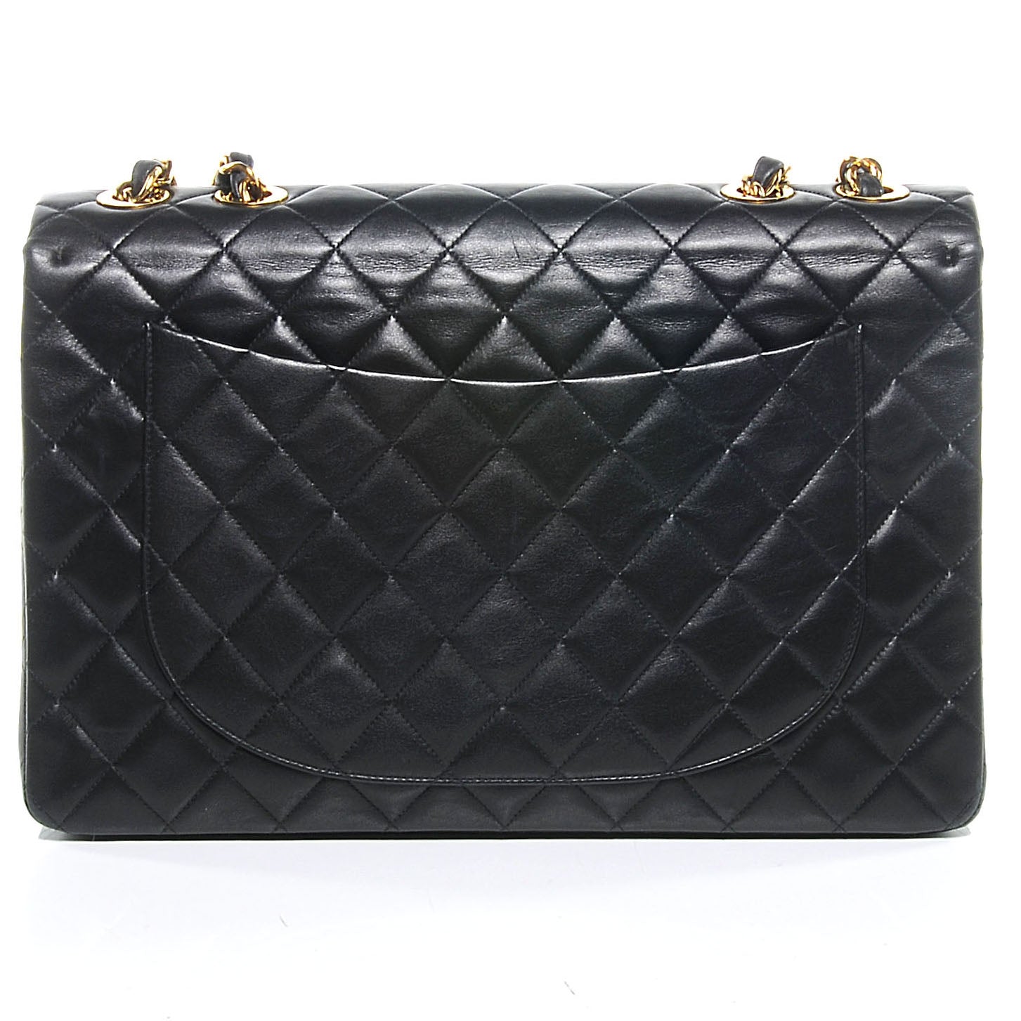 Chanel Lambskin XL Jumbo Flap Black 7 of 8