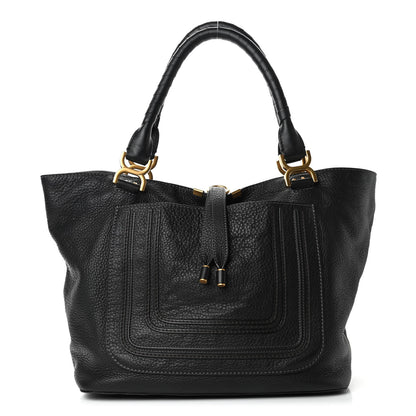 Chloe Calfskin Large New Marcie Tote Black 1 of 4