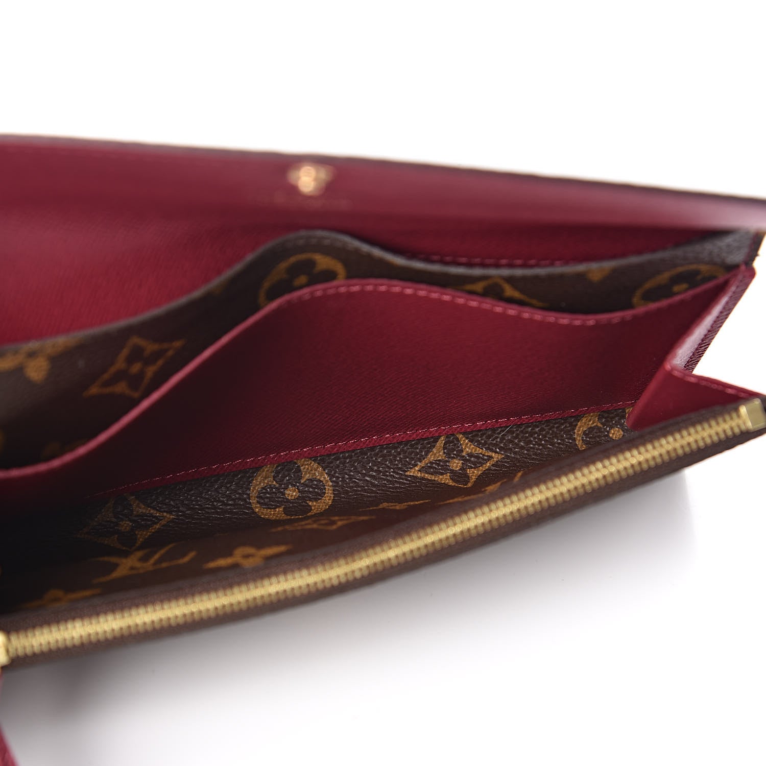 Louis Vuitton Monogram Emilie Wallet Fuchsia 5 of 7