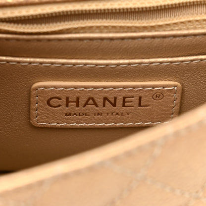 Chanel Metallic Caviar Quilted Mini Square Flap Gold 5 of 9