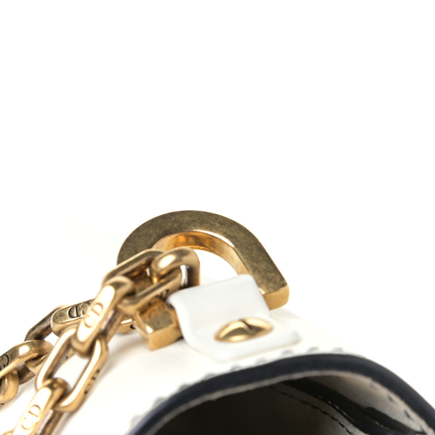 Christian Dior Calfskin J'Adior Chain Flap Bag Off White 6 of 7
