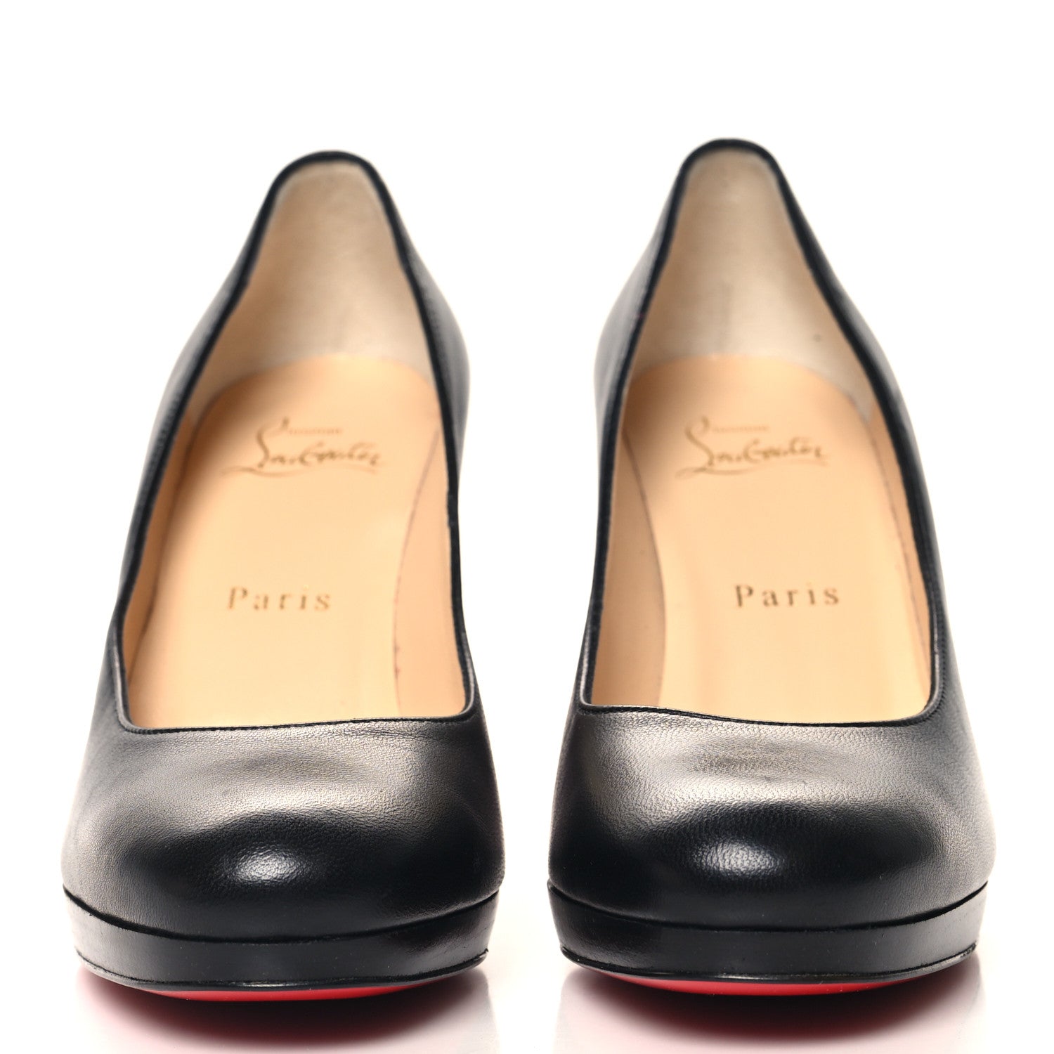 Christian Louboutin Nappa Kabetts 100 Pumps 36.5 Black Lucido 2 of 11