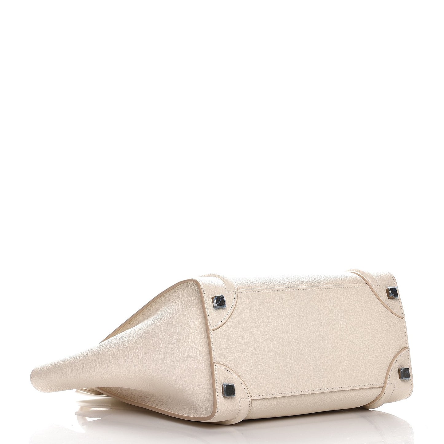 Goatskin Micro Luggage White