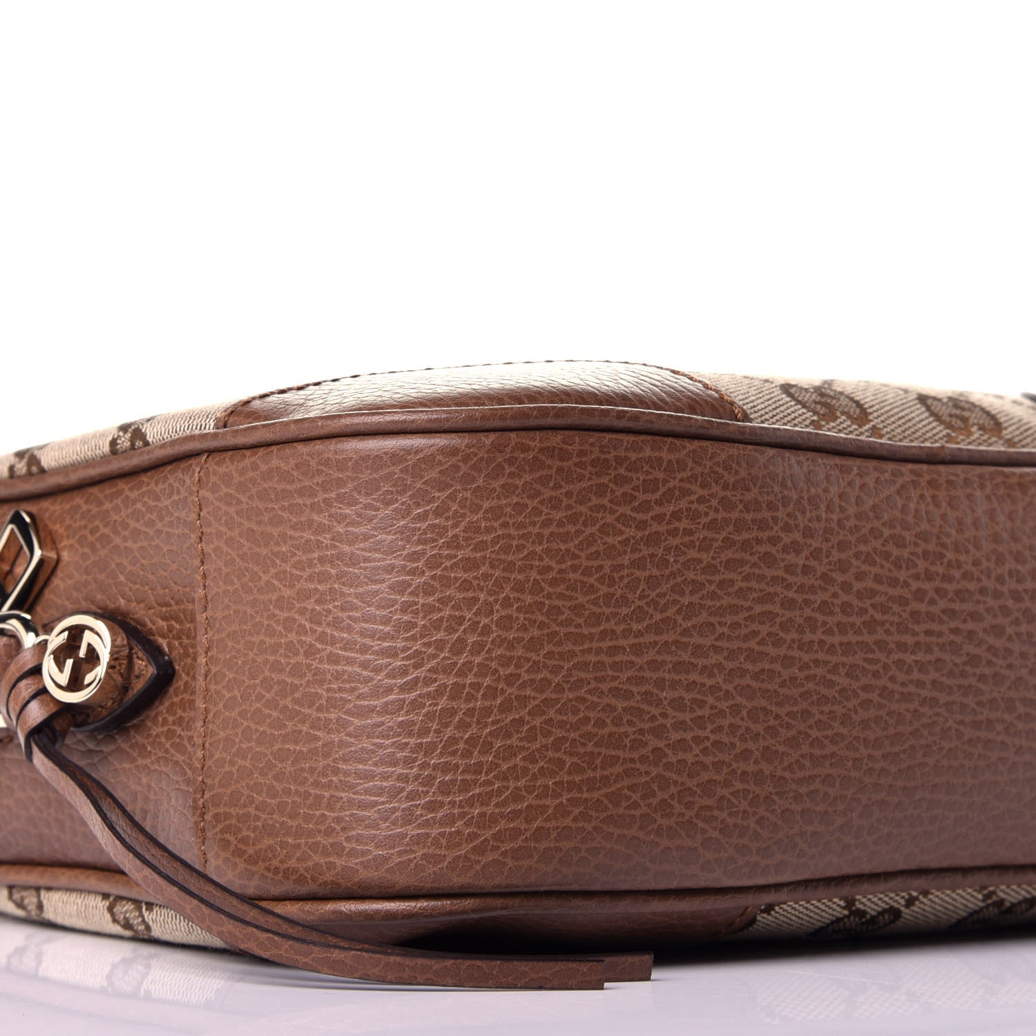 Gucci Monogram Mini Bree Messenger Bag Beige Tabacco 7 of 8