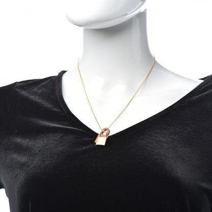 Hermes Swift Small O'Kelly Pendant Necklace Gold 2 of 7