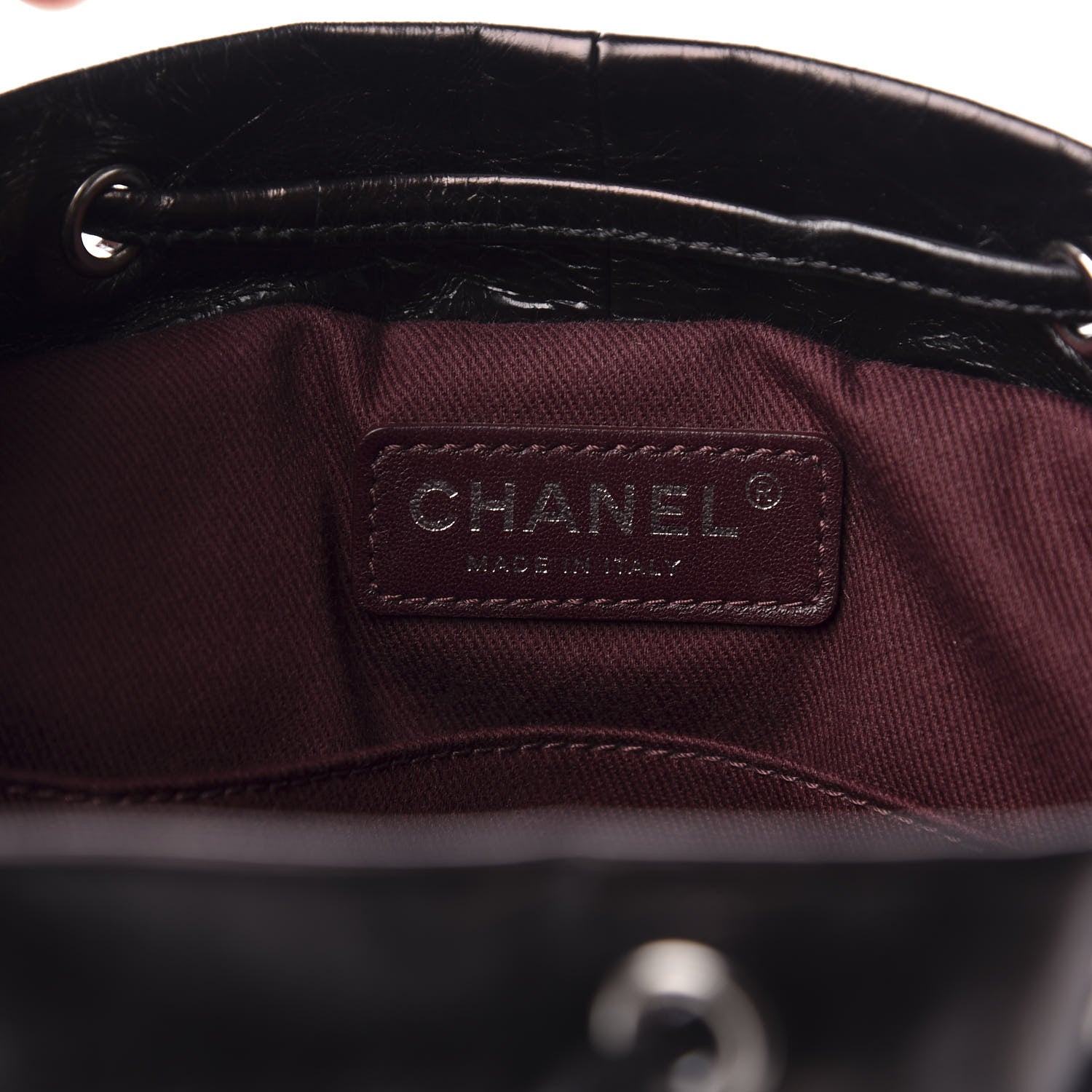 Chanel Glazed Calfskin Quilted Large Salzburg Backpack Black 6 of 9