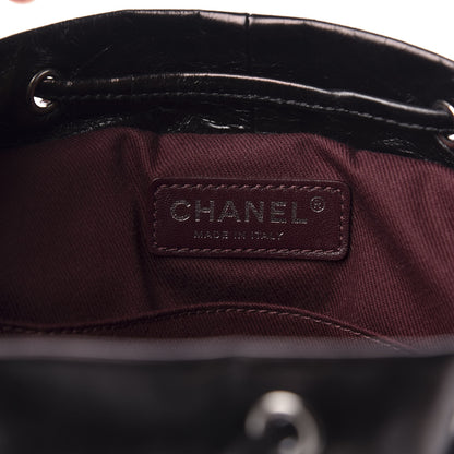Chanel Glazed Calfskin Quilted Large Salzburg Backpack Black 6 of 9