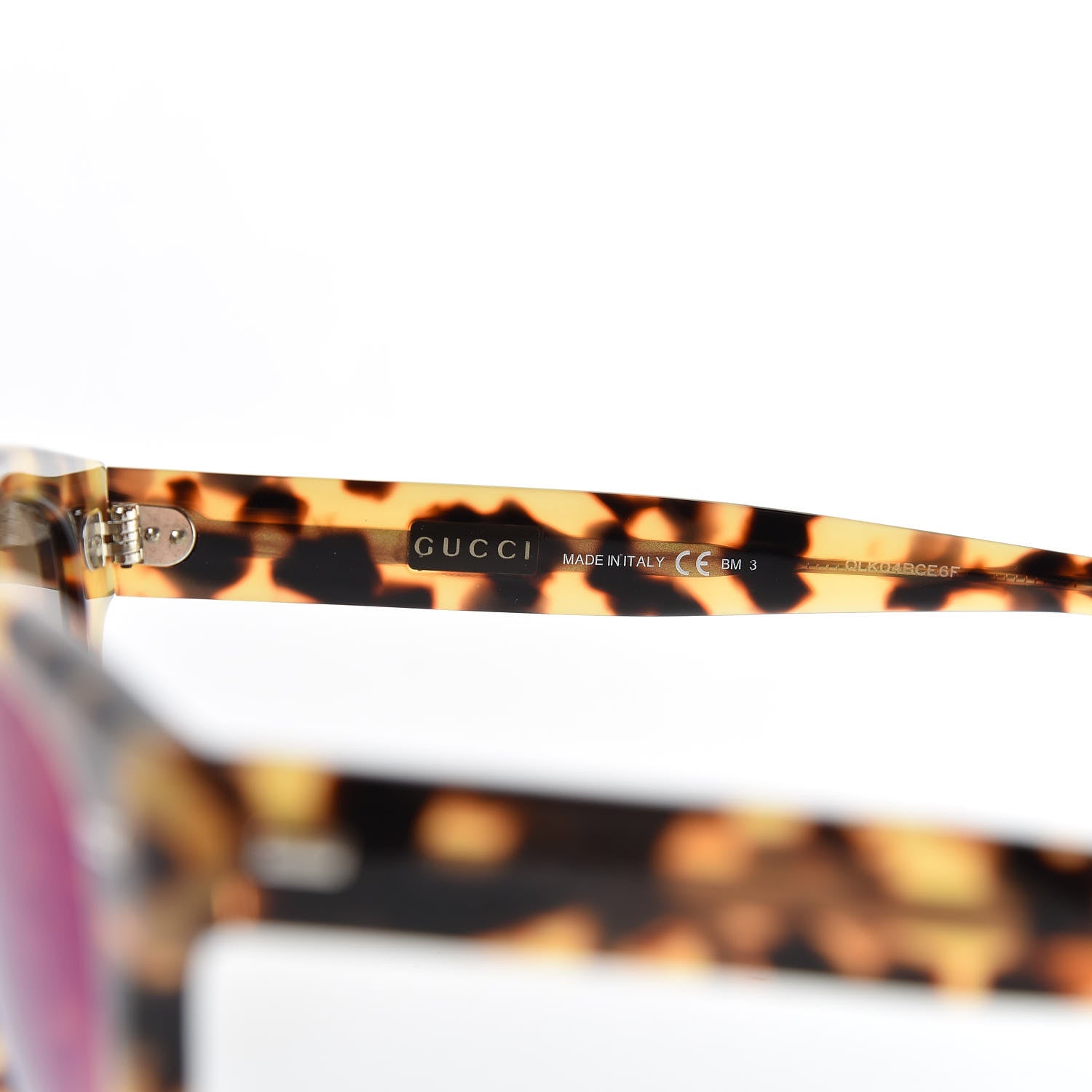 Gucci Modified Round Sunglasses GG1086/F/S Havana 6 of 8