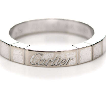 Cartier 18K White Gold Lanieres Ring 47 4.25 6 of 7