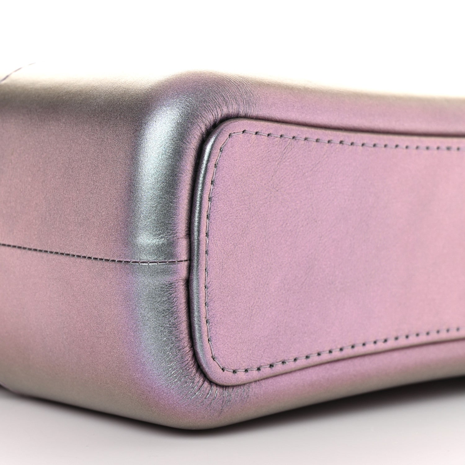 Chanel Iridescent Lambskin Calfskin Quilted Medium Gabrielle Hobo Light Purple 9 of 10