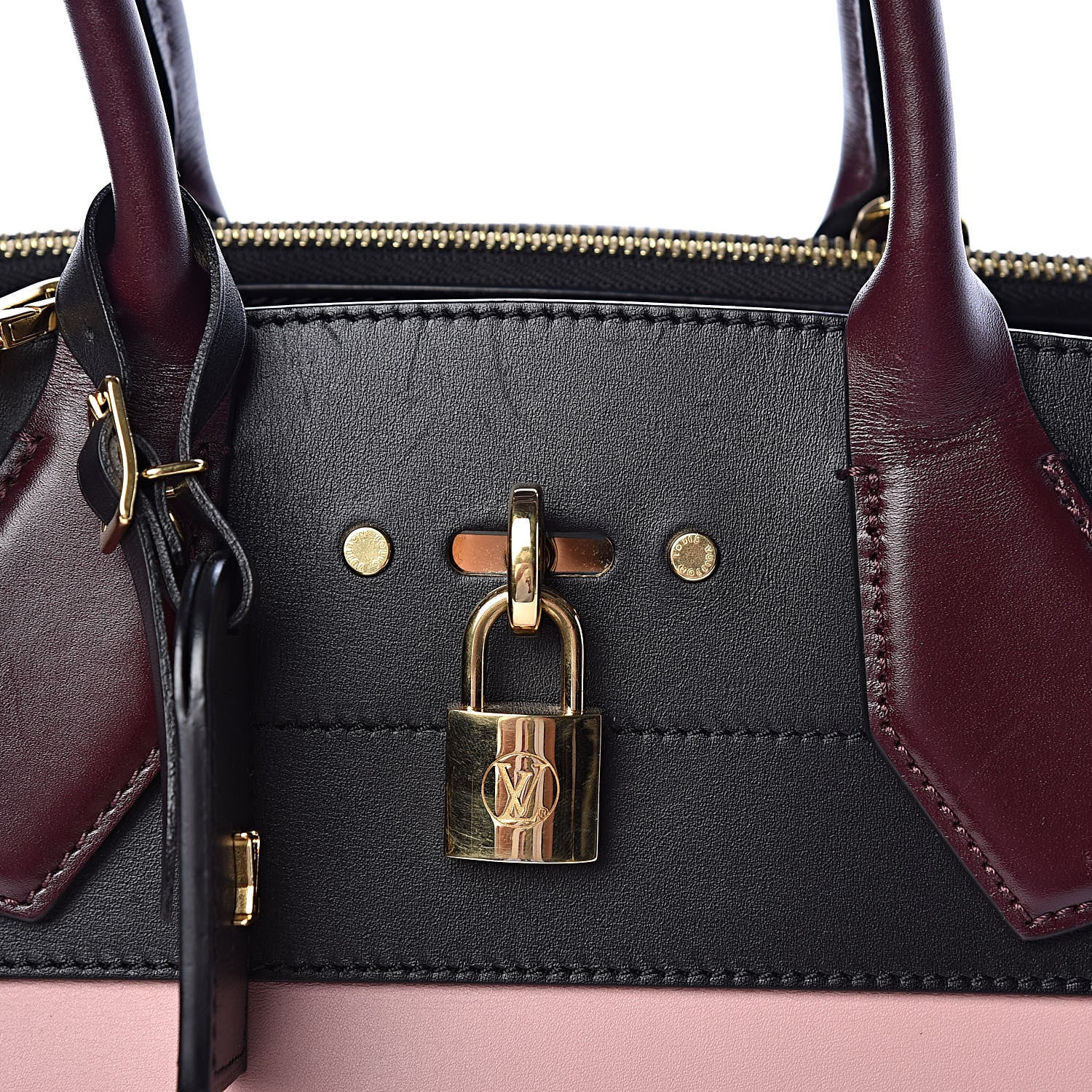 Louis Vuitton Calfskin City Steamer MM Magnolia Black 13 of 13