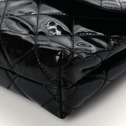 Chanel Vinyl Quilted In The Business Flap Bag Black 11 of 11