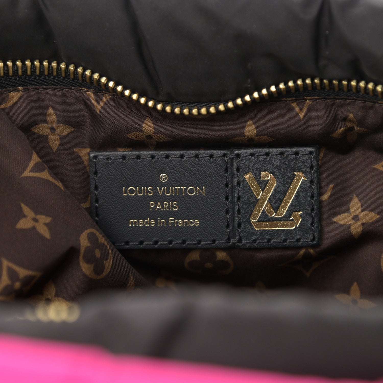 Louis Vuitton Econyl Monogram Pillow Maxi Multi Pochette Accessories Black Fuchsia 7 of 11