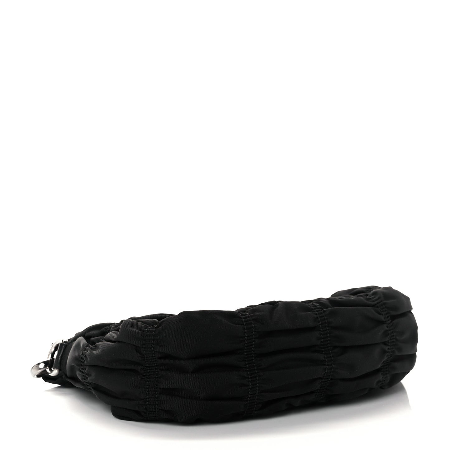 Tessuto Nylon Gaufre Wristlet Black