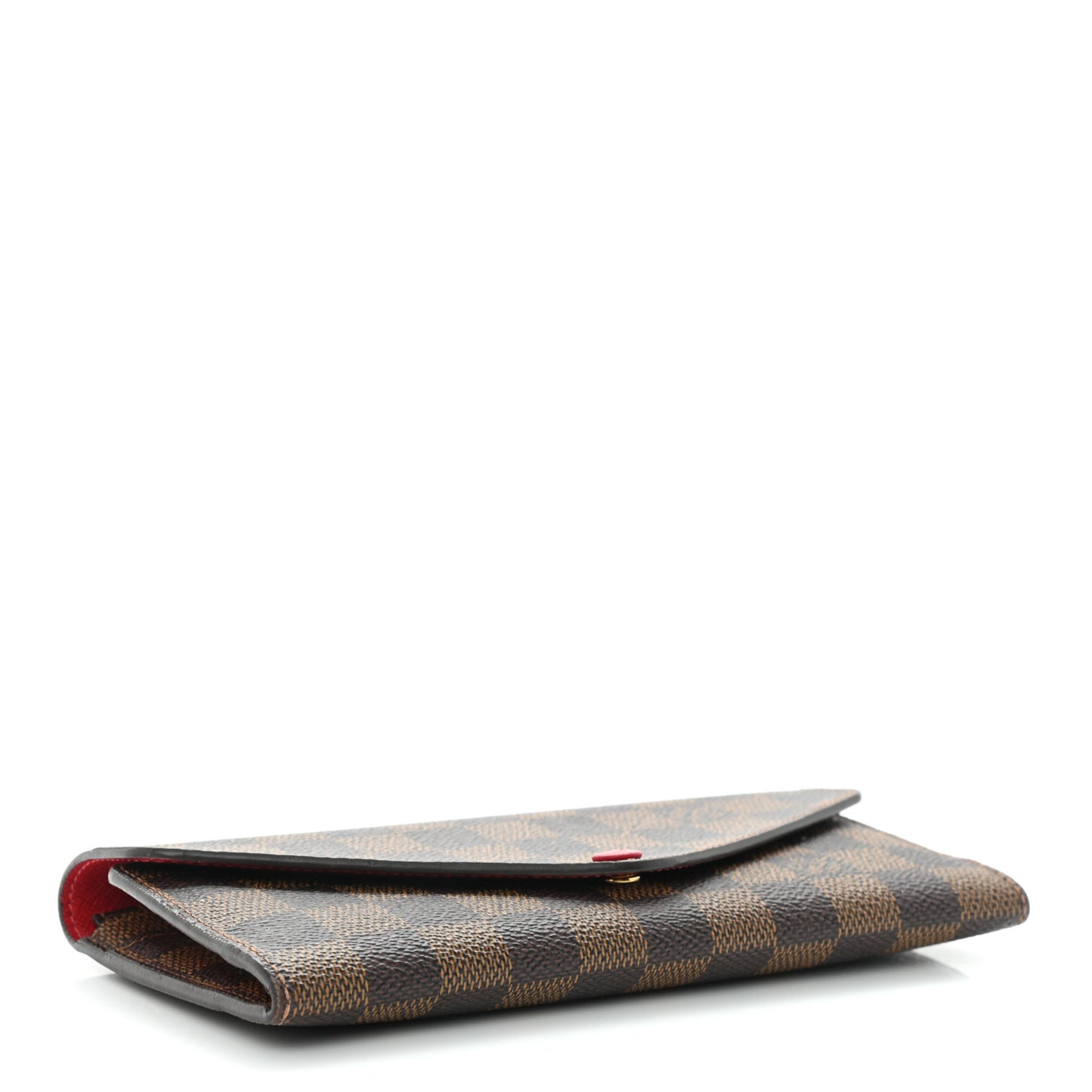 Damier Ebene Josephine Wallet Red