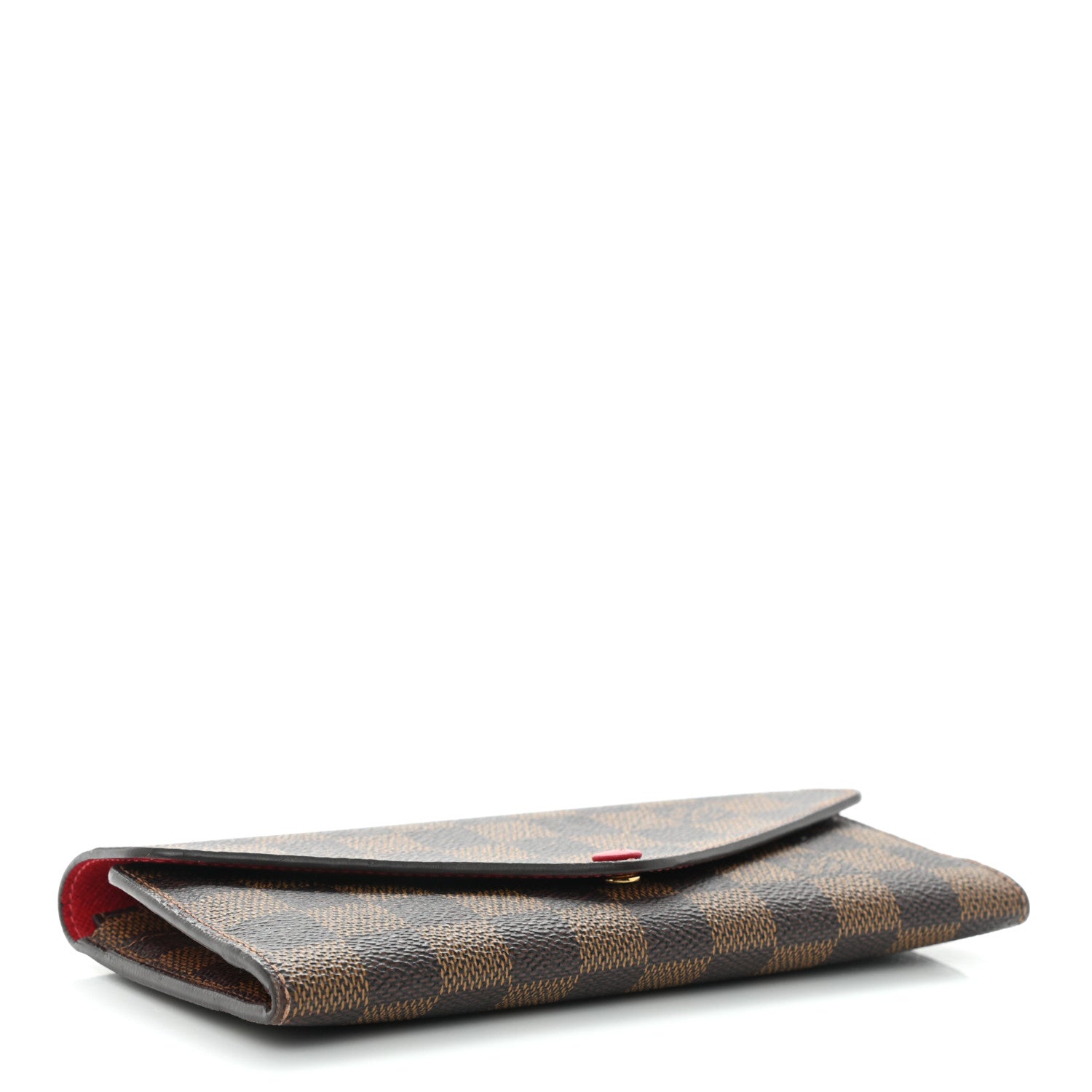 Louis Vuitton Damier Ebene Josephine Wallet Red 4 of 9