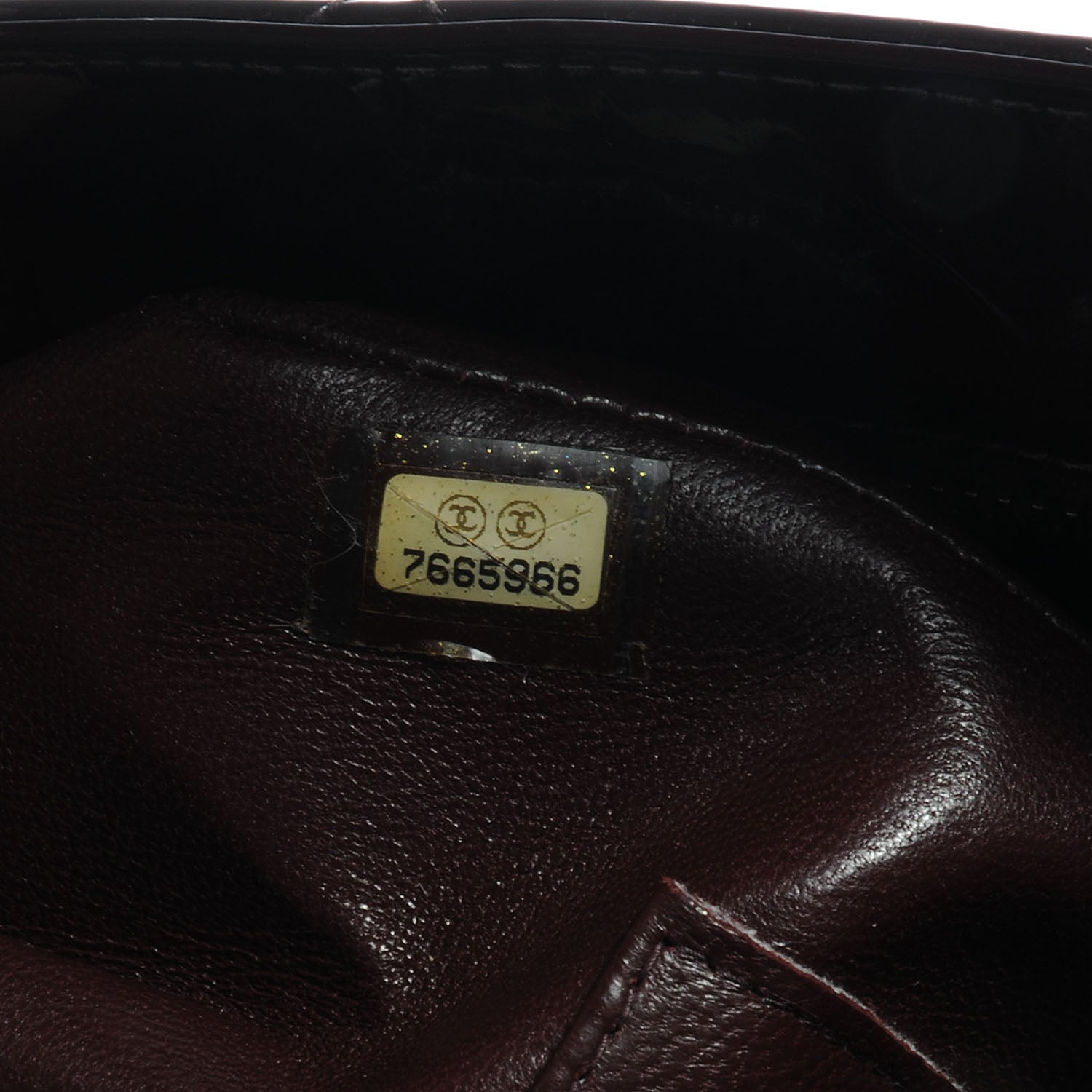 Chanel Patent Medallion Tote Bordeaux 8 of 8
