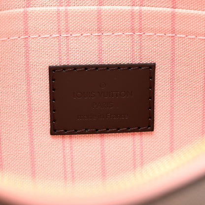Louis Vuitton Damier Ebene Neverfull MM GM Pochette Rose Ballerine 7 of 7