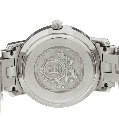 Hermes Stainless Steel 24mm Clipper Quartz Watch Gold 4 of 4