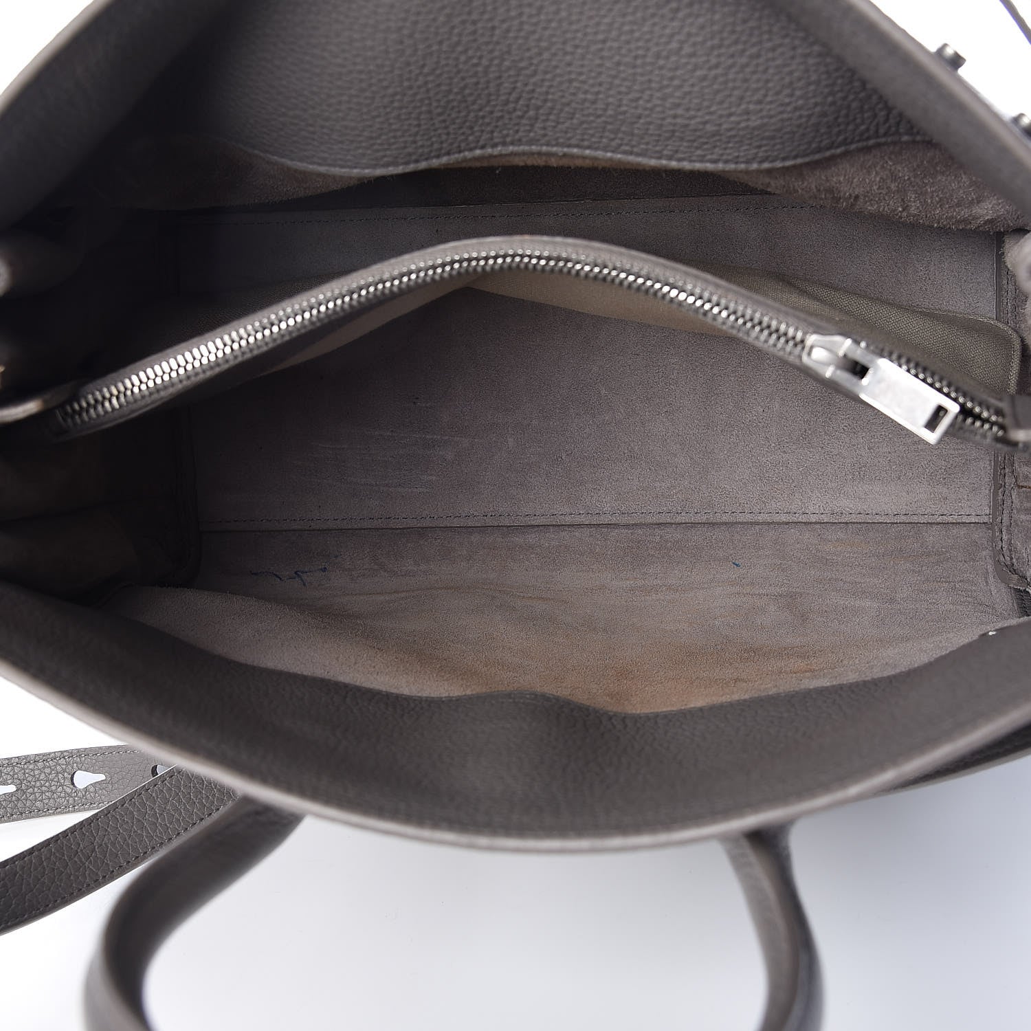 Saint Laurent Grained Calfskin Small Supple Sac De Jour Mouse Grey 6 of 12