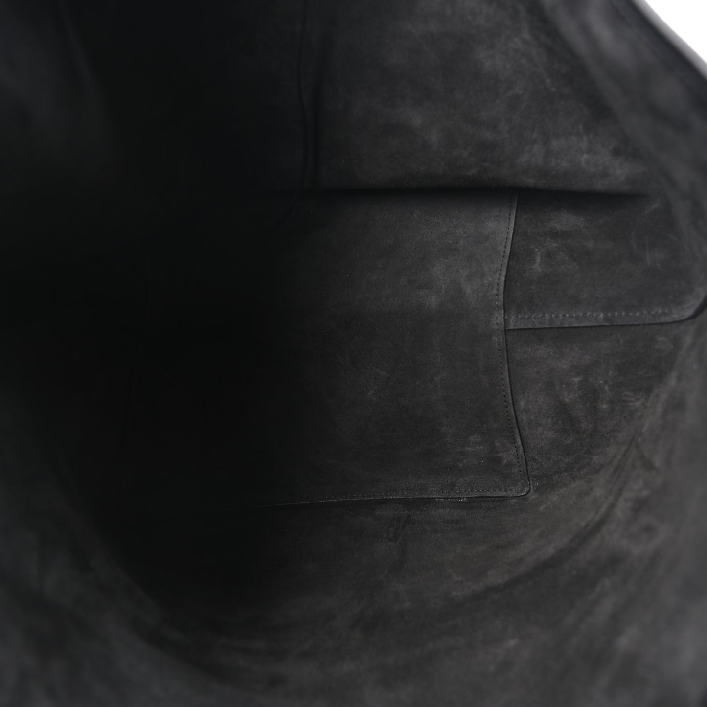 Grained Calfskin Park Tote Three Black
