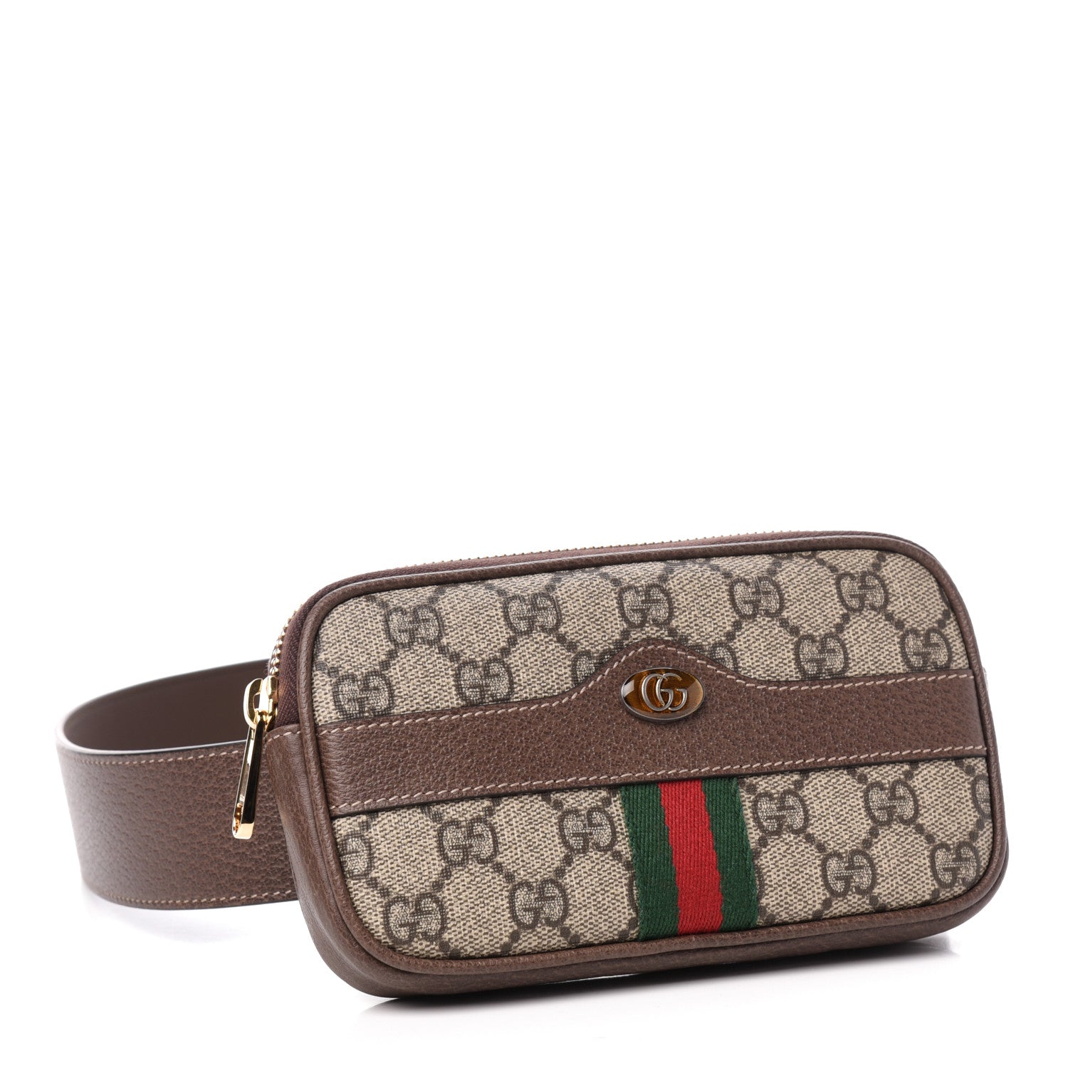 Gucci GG Supreme Monogram Ophidia Belted iPhone Case 85 34 Dark Brown 4 of 11