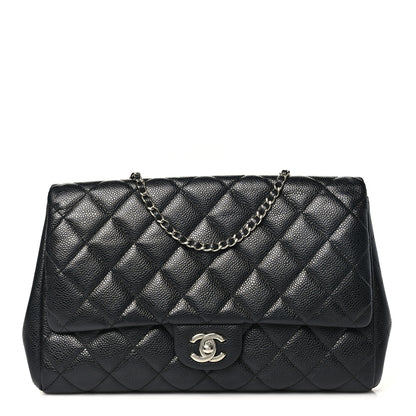 Chanel Caviar Quilted Clutch With Chain Flap Black 1 of 10