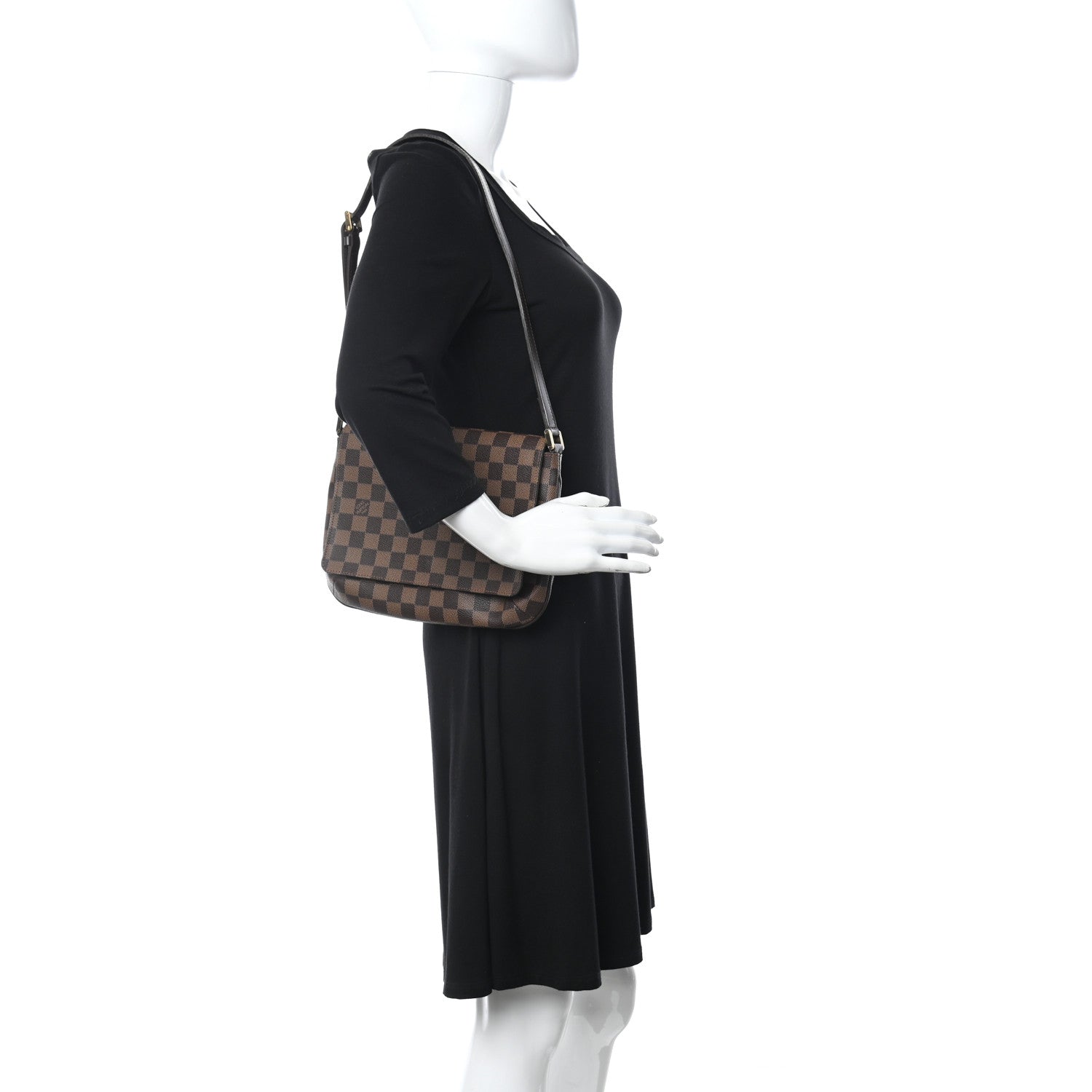 Louis Vuitton Damier Ebene Musette Tango 2 of 8