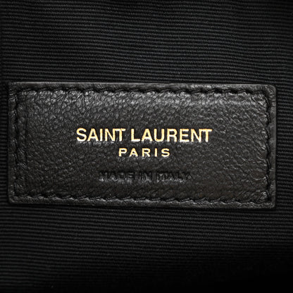 Saint Laurent Lambskin Matelasse Monogram Joe Nano Bucket Bag Beige 6 of 10