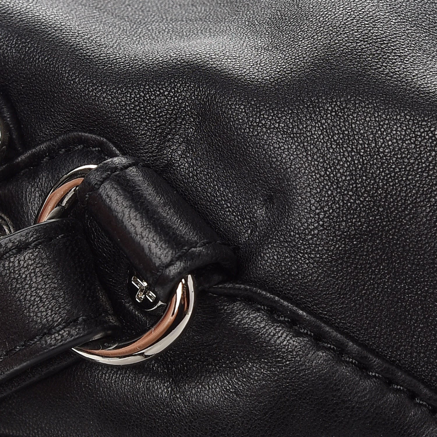 Alexander Wang Lambskin Marti Backpack Bag Washed Black Rhodium Hardware 9 of 9
