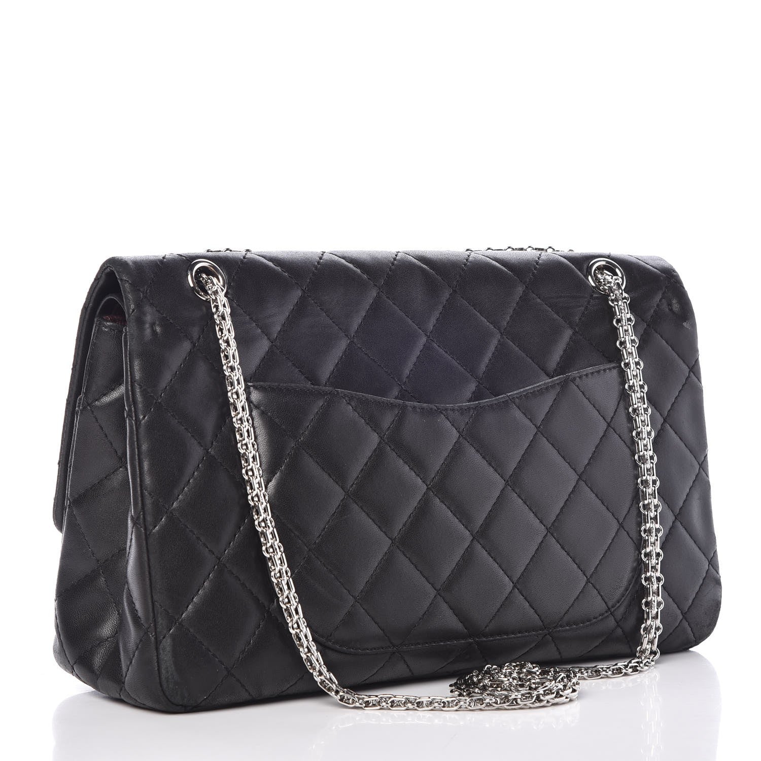 Chanel Lambskin Quilted 2.55 Reissue 227 Flap Black 4 of 14