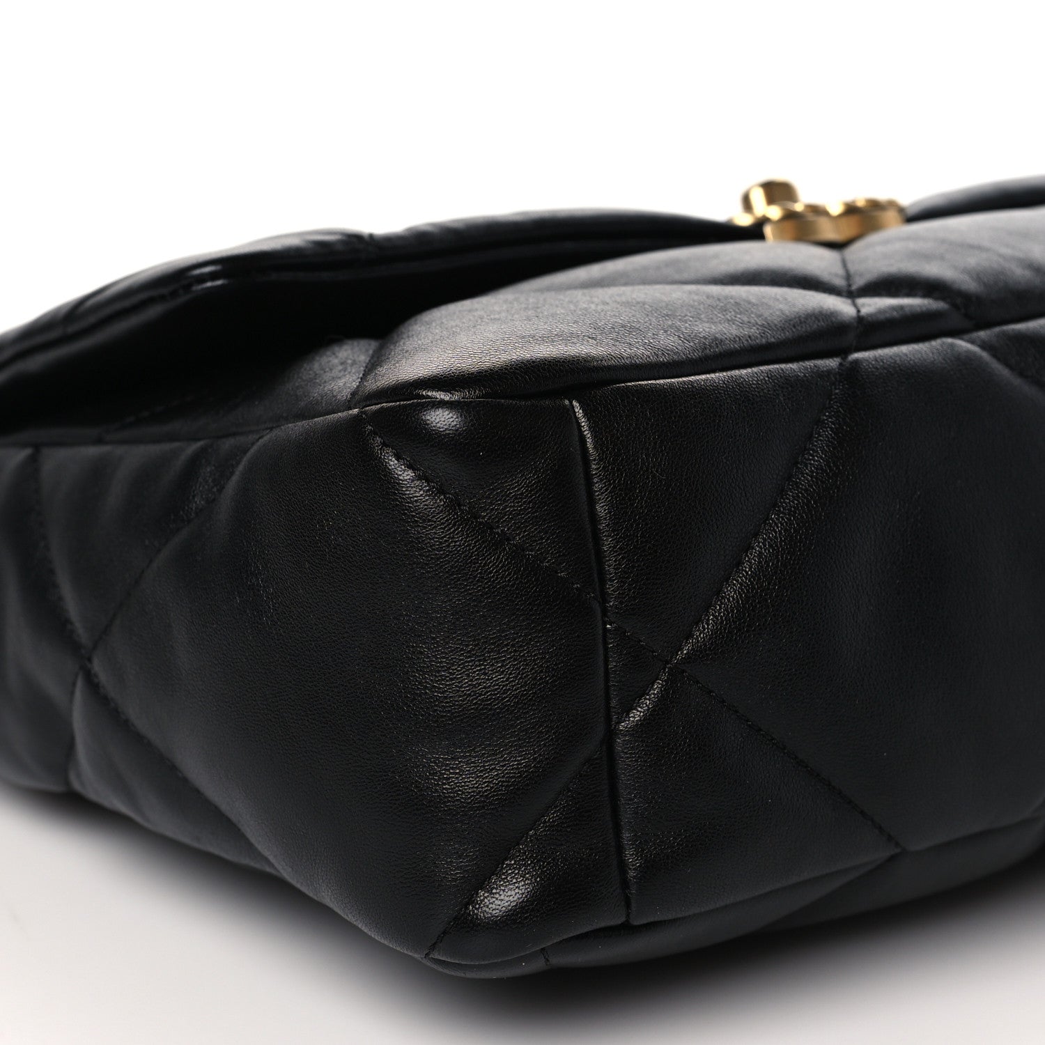 Chanel Lambskin Quilted Large Chanel 19 Flap Black 8 of 9