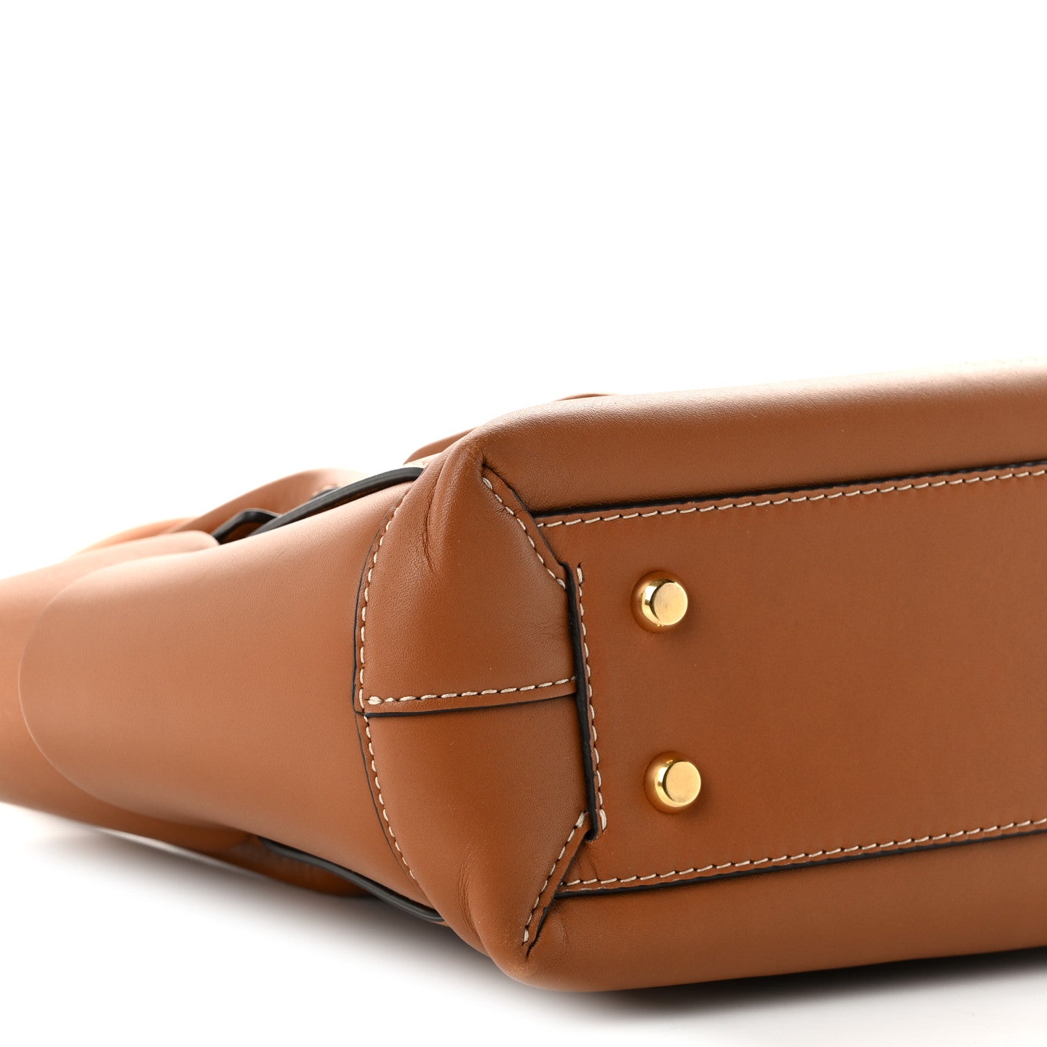 Bottega Veneta French Calfskin Maxi Intrecciato Small Arco Wood 8 of 9
