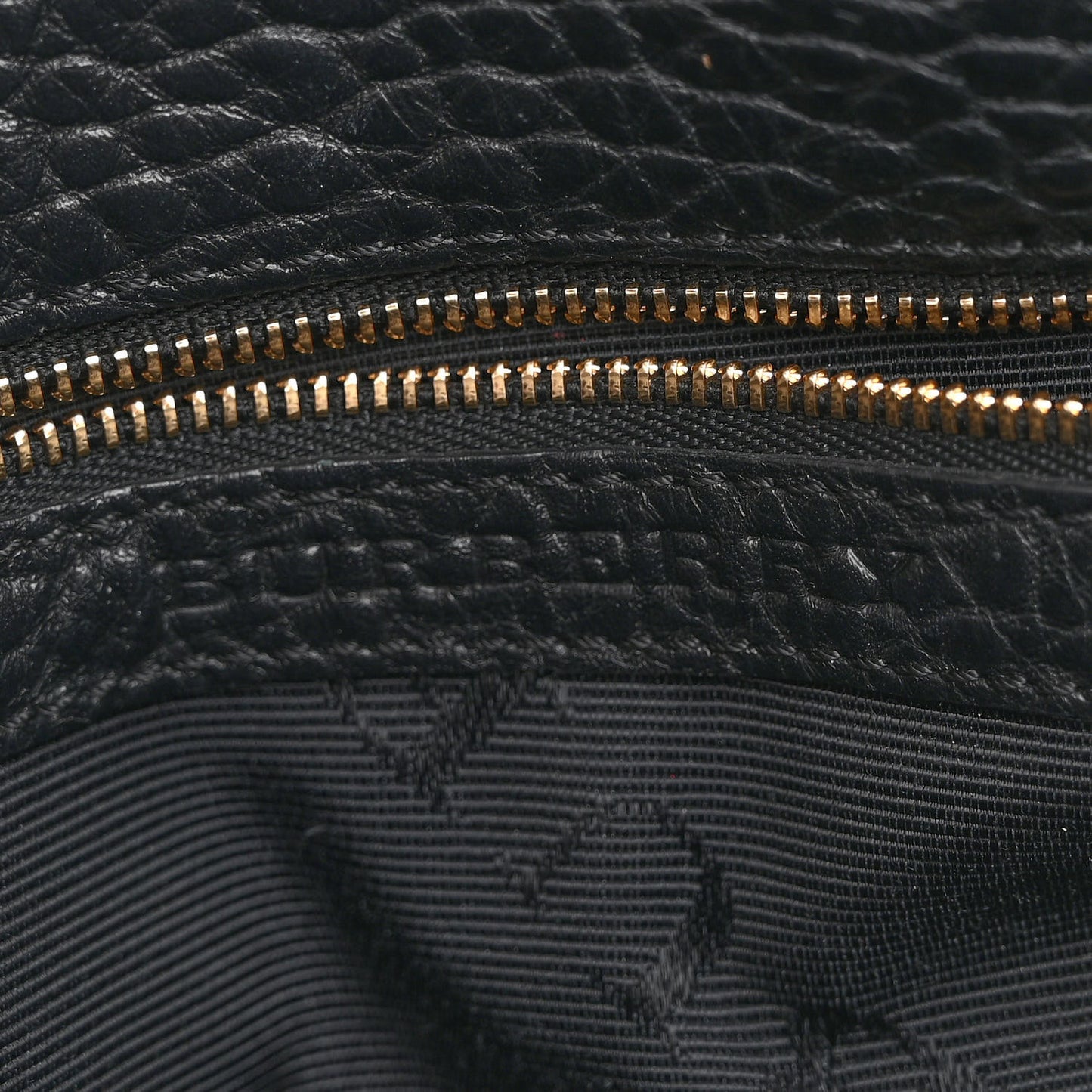 Signature Grain Calfskin Small Chichester Crossbody Clutch Bag Black