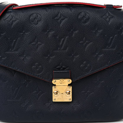 Louis Vuitton Empreinte Pochette Metis Marine Rouge 8 of 10