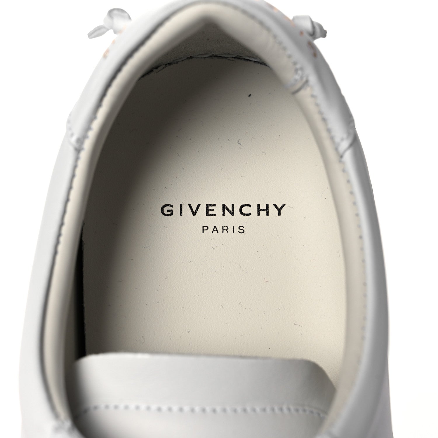 Givenchy Calfskin Band Logo Womens Urban Street Sneakers 37.5 White 7 of 11